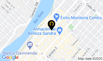 Mapa de Panadería Muifina en Montería