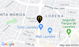 Mapa de Panaderia Palacio en Medellín