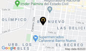 Mapa de Panadería Pan Y Pan en Palmira
