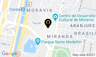 Mapa de Panadería Ponquespan en Medellín
