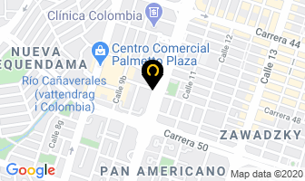 Mapa de Panadería Postre Y Pan en Cali