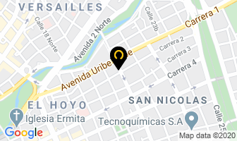 Mapa de Panadería Punto Sabroso en Cali