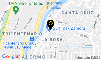 Mapa de Panadería Ramipán en Medellín