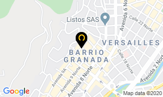 Mapa de Panadería Restaurante Los Laureles en Cali