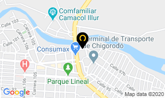 Mapa de Panaderia Rico Pan en Chigorodó