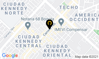 Mapa de Panadería Sandoria 2 en Bogotá D.C