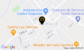 Mapa de Panadería Santa Ana en Samacá
