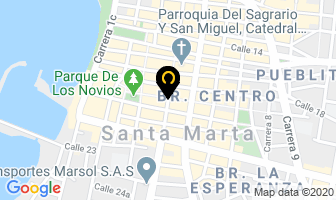 Mapa de Panaderia Stephany en Santa Marta