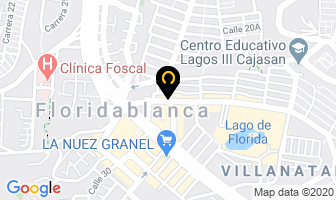 Mapa de Panaderia Surtipan en Floridablanca
