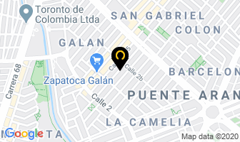Mapa de Panadería Y Pastelería Fenix en Bogotá D.C