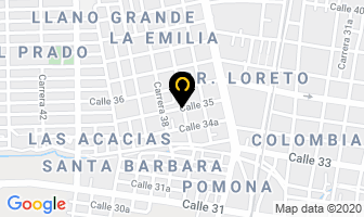 Mapa de Panadería Yogui en Palmira