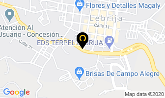 Mapa de Panaderia Yotsara en Lebrija