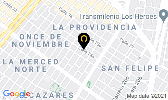 Mapa de Panadería Zodiacal en Bogotá D.C