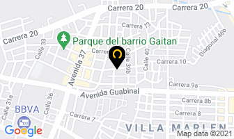 Mapa de Pañalera Milagros en Ibagué