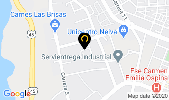 Mapa de Panamericana en Neiva