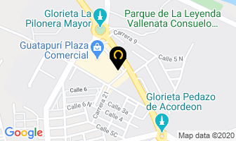 Mapa de Panamericana en Valledupar