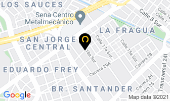 Mapa de Panamericana De Marmoles Ltda. en Bogotá D.C