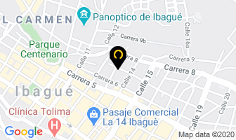 Mapa de Pandora litografía en Ibagué