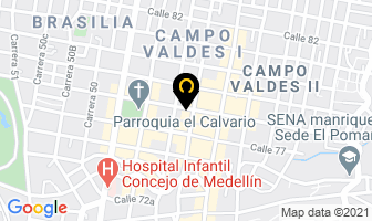 Mapa de Panelas Y Desechables H.h. en Medellín