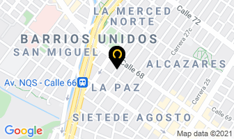 Mapa de Panelco Ltda. en Bogotá D.C