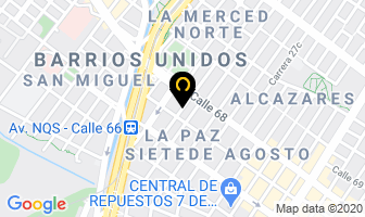 Mapa de Panelco S.a. en Bogotá D.C