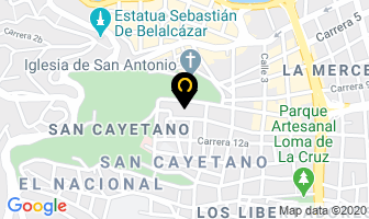 Mapa de Panero Pan De Autor en Cali
