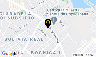 Mapa de Panes Y Trigos en Bogotá D.C