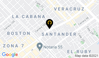 Mapa de Panificadora Girardot en Bogotá D.C