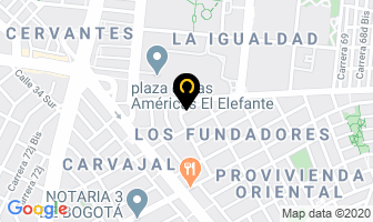 Mapa de Panificadora Maclauss en Bogotá D.C
