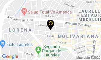 Mapa de Pantaloncillos Don Rua en Medellín