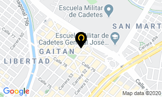 Mapa de Pantecnica S.a. en Bogotá D.C
