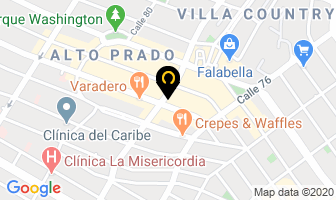 Mapa de Paola Dangond en Barranquilla