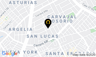 Mapa de Papalería Mónica en Bogotá D.C