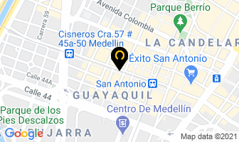 Mapa de Papayera Momposina en Medellín
