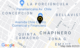 Mapa de Papel y pluma ltda en Bogotá D.C