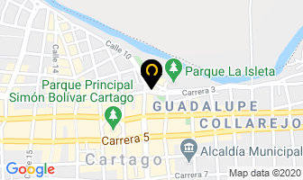 Mapa de Papelería A.b.c. en Cartago