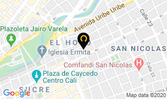 Mapa de Papelería Aristi en Cali