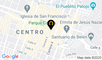 Mapa de Papelería Central en Popayán