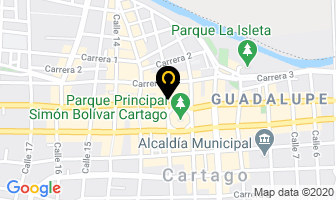 Mapa de Papelería Central en Cartago
