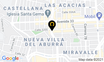 Mapa de Papelería click en Medellín