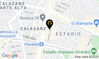 Mapa de Papelería Doble Click en Medellín