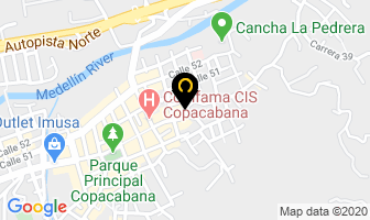 Mapa de Papeleria La Estrella en Copacabana