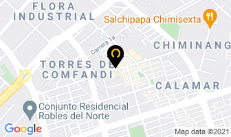 Mapa de Papelería La Pagina Web en Cali