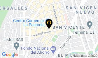 Mapa de Papelería La Pasarella en Cali