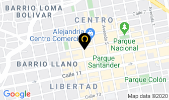 Mapa de Papelería Luz en Cúcuta