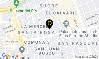Mapa de Papelería Medellín en Cali