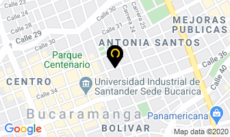 Mapa de Papelería M.p. en Bucaramanga