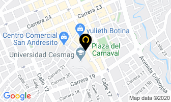Mapa de Papelería Ofiescolar en Pasto