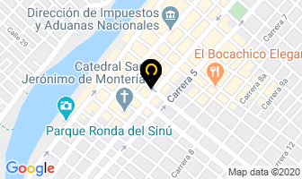 Mapa de Papelería Panorama en Montería