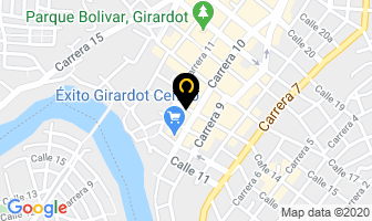 Mapa de Papelería Parker en Girardot